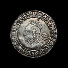 Elizabeth I sixpence obverse
