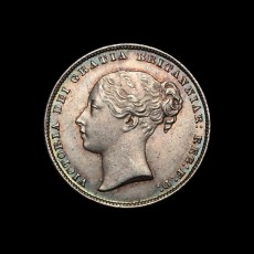 1867 shilling obverse