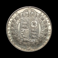 1890 halfcrown reverse