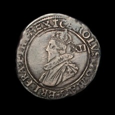 Charles I shilling obverse
