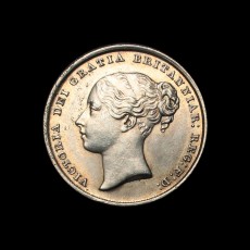 1844 shilling obverse
