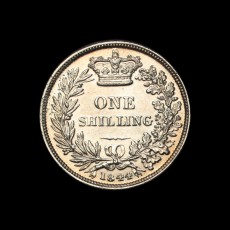 1844 shilling reverse