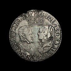 Philip and Mary shilling obverse
