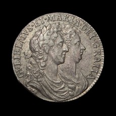 1689 halfcrown obverse