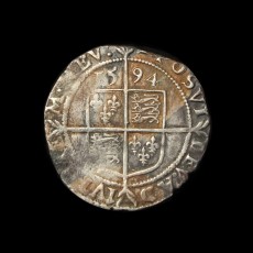 Elizabeth I sixpence reverse