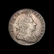 George I shilling obverse
