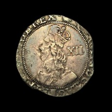 Charles I shilling obverse