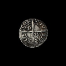 David II halfpenny reverse