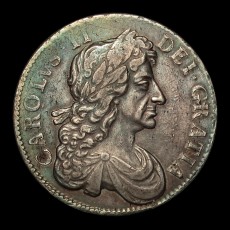 Charles II crown obverse