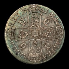 Charles II crown reverse