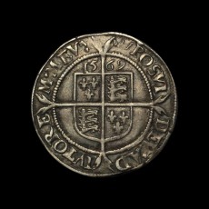 Elizabeth I sixpence reverse