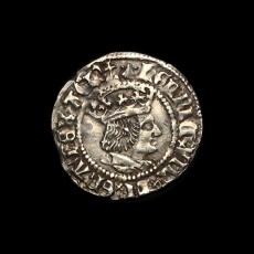 Henry VIII halfgroat obverse