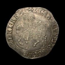 Charles I halfcrown obverse