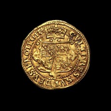 Charles I gold crown reverse