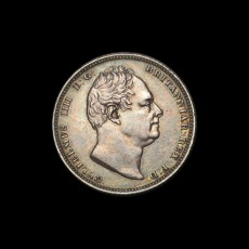William IV sixpence obverse