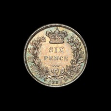William IV sixpence reverse