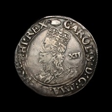 Charles I shilling obverse