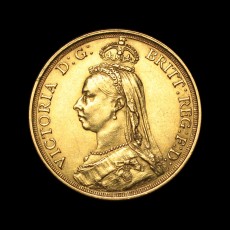 Victoria two pounds obverse