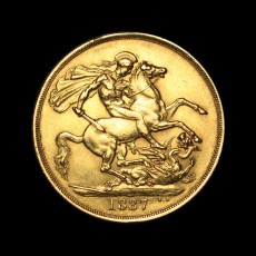 Victoria two pounds reverse