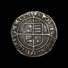 Elizabeth I sixpence reverse