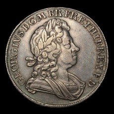 George I crown obverse