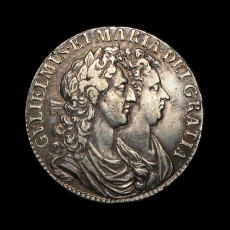 1689 halfcrown obverse
