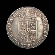1689 halfcrown reverse