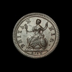 George I farthing reverse