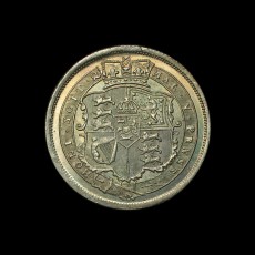 George III shilling reverse