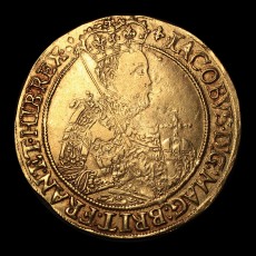 James I unite obverse
