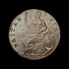 Charles II halfpenny reverse