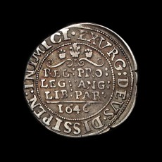 Charles I sixpence reverse