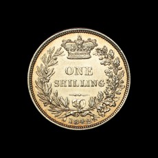 Victoria shilling reverse