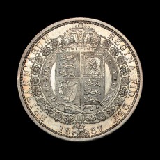 1887 halfcrown reverse