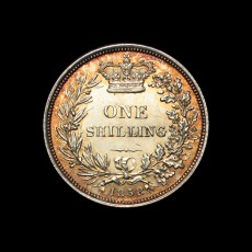 Victoria shilling reverse