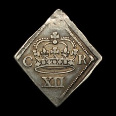 Charles I shilling obverse