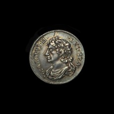 Charles II 1/16 dollar obverse