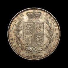 Victoria halfcrown reverse