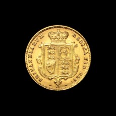 Victoria half sovereign reverse