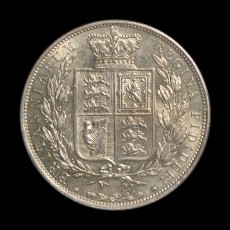 Victoria halfcrown reverse