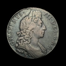 William III halfcrown obverse
