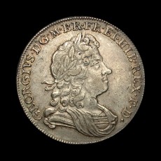 George I halfcrown obverse