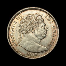 George III halfcrown obverse