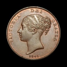 1841 penny obverse