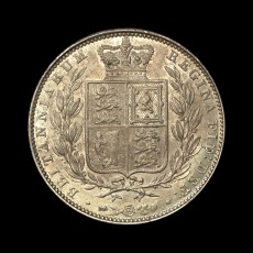 1844 halfcrown reverse
