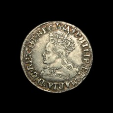 Philip and Mary groat obverse