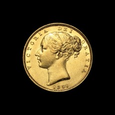 1851 sovereign obverse