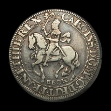 Charles I halfcrown obverse