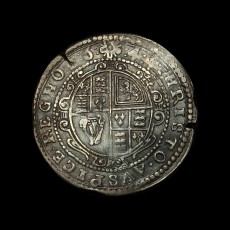 Charles I sixpence reverse