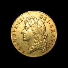 James II guinea obverse